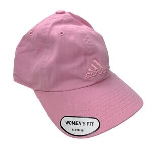 New Adidas Womens True Pink Superlite Hat Lightweight Athletic Running Cap